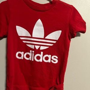 Red Adidas T-shirt for kids
